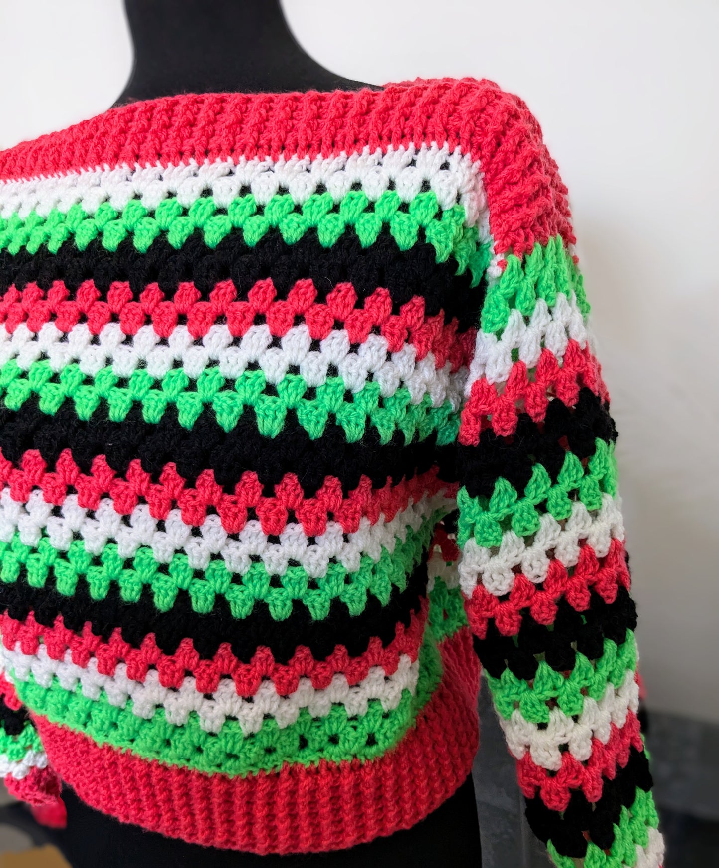 Crochet sweater,, Crazy,,