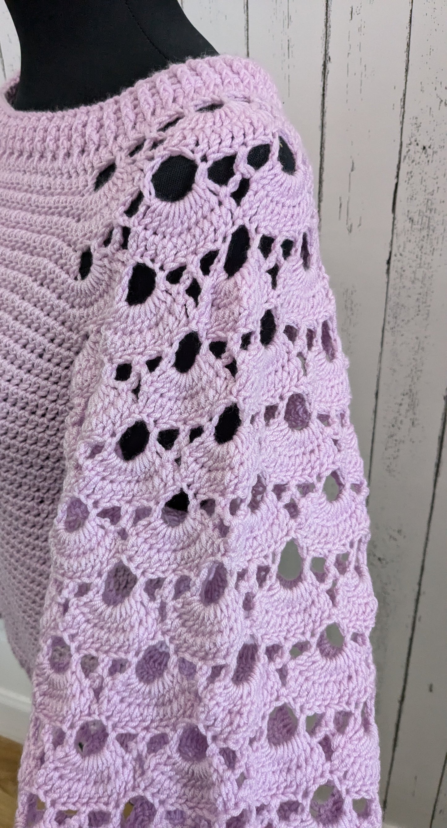 Crochet sweater,,Lilac fantasy,,