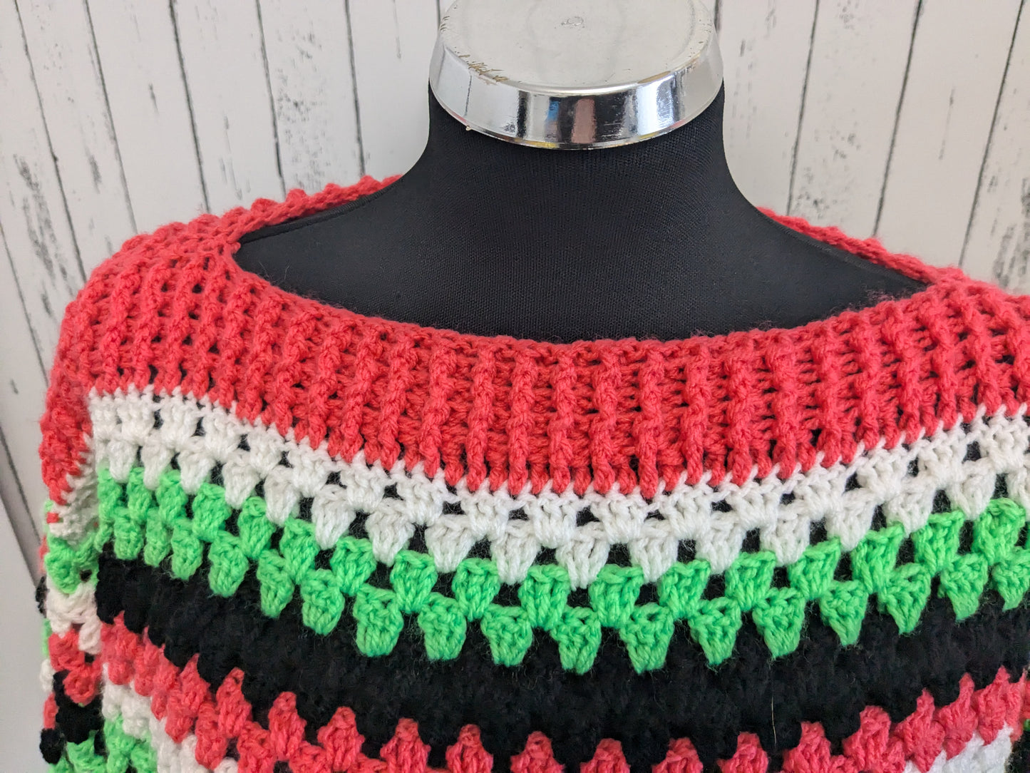 Crochet sweater,, Crazy,,