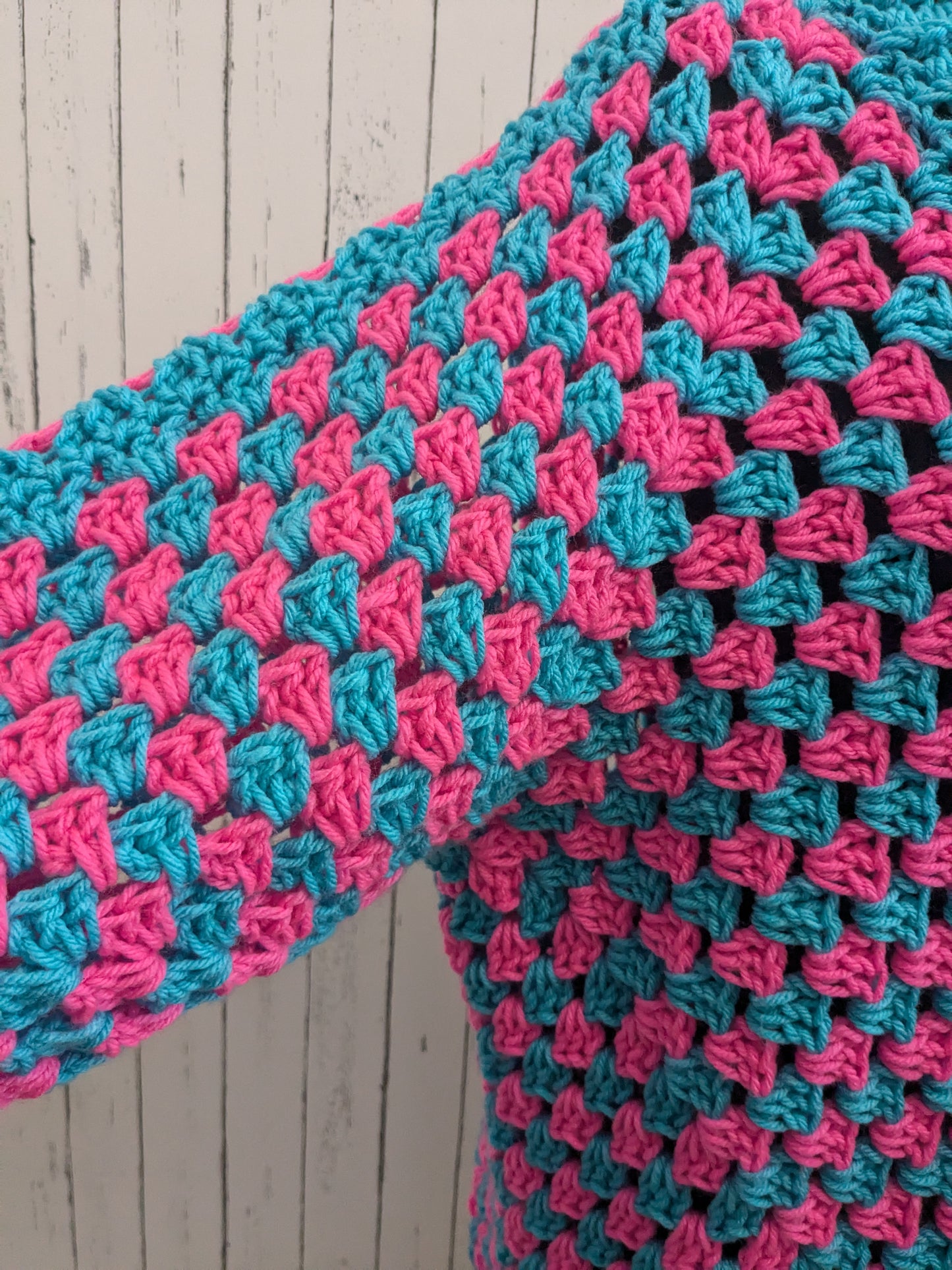 Pink& blue cardigan