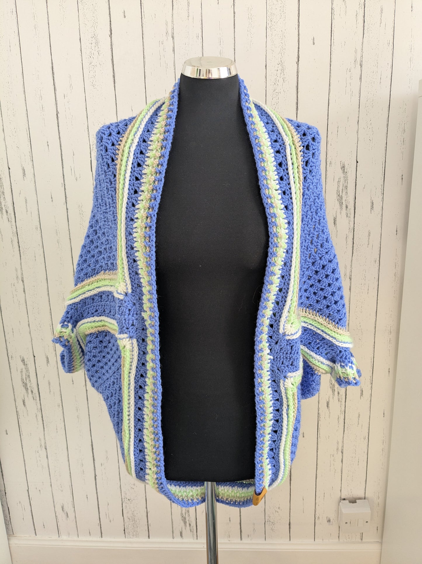 Bluebell crochet shrug