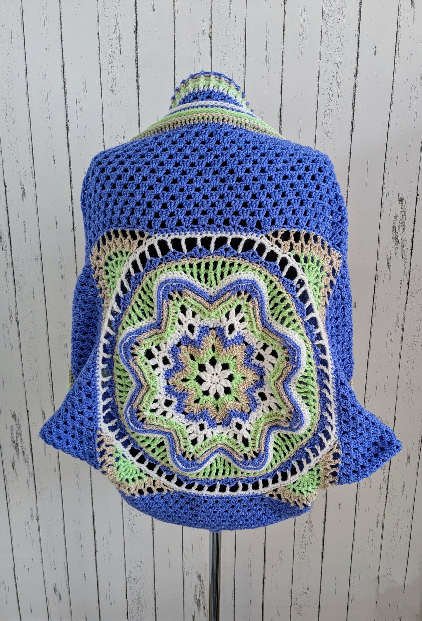 Bluebell crochet shrug