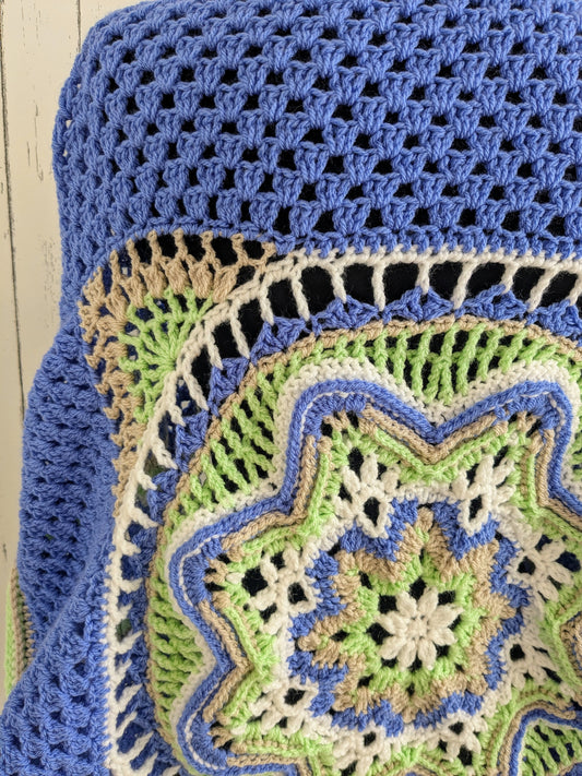 Bluebell crochet shrug