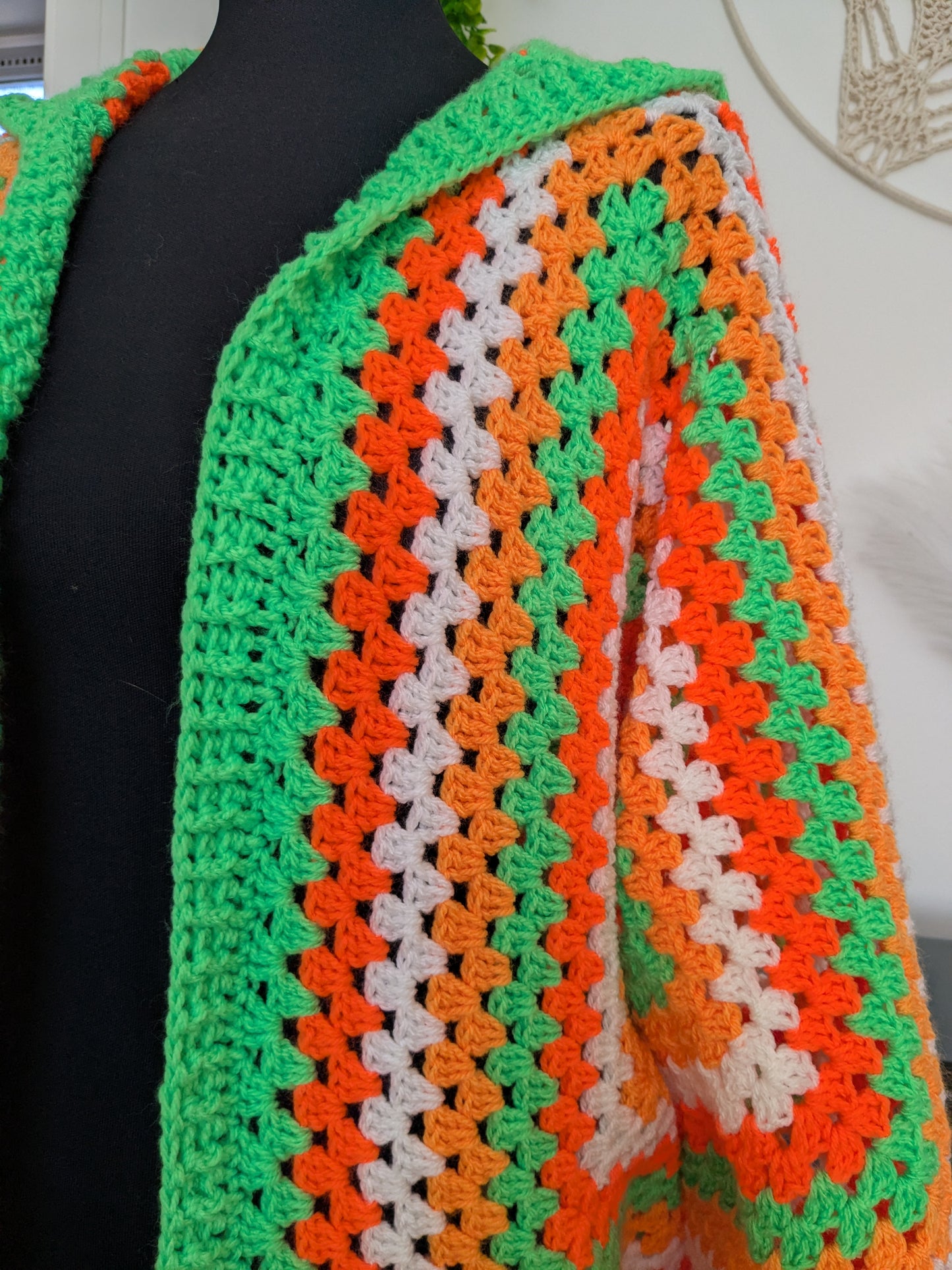 Tropical Sunrise Tri-Color Cardigan