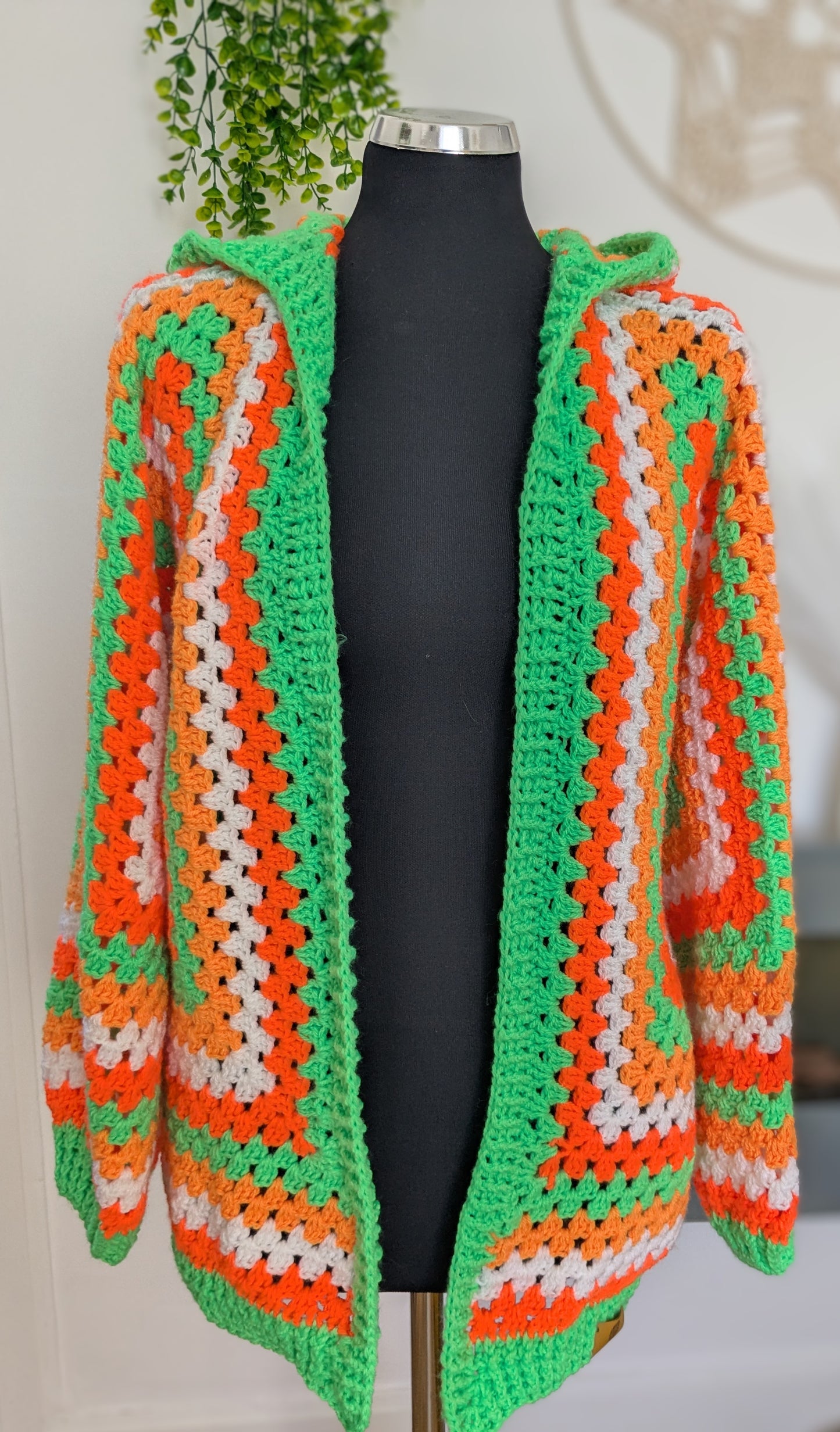 Tropical Sunrise Tri-Color Cardigan