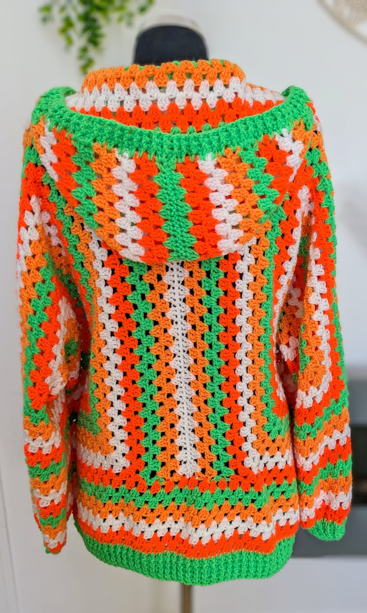 Tropical Sunrise Tri-Color Cardigan