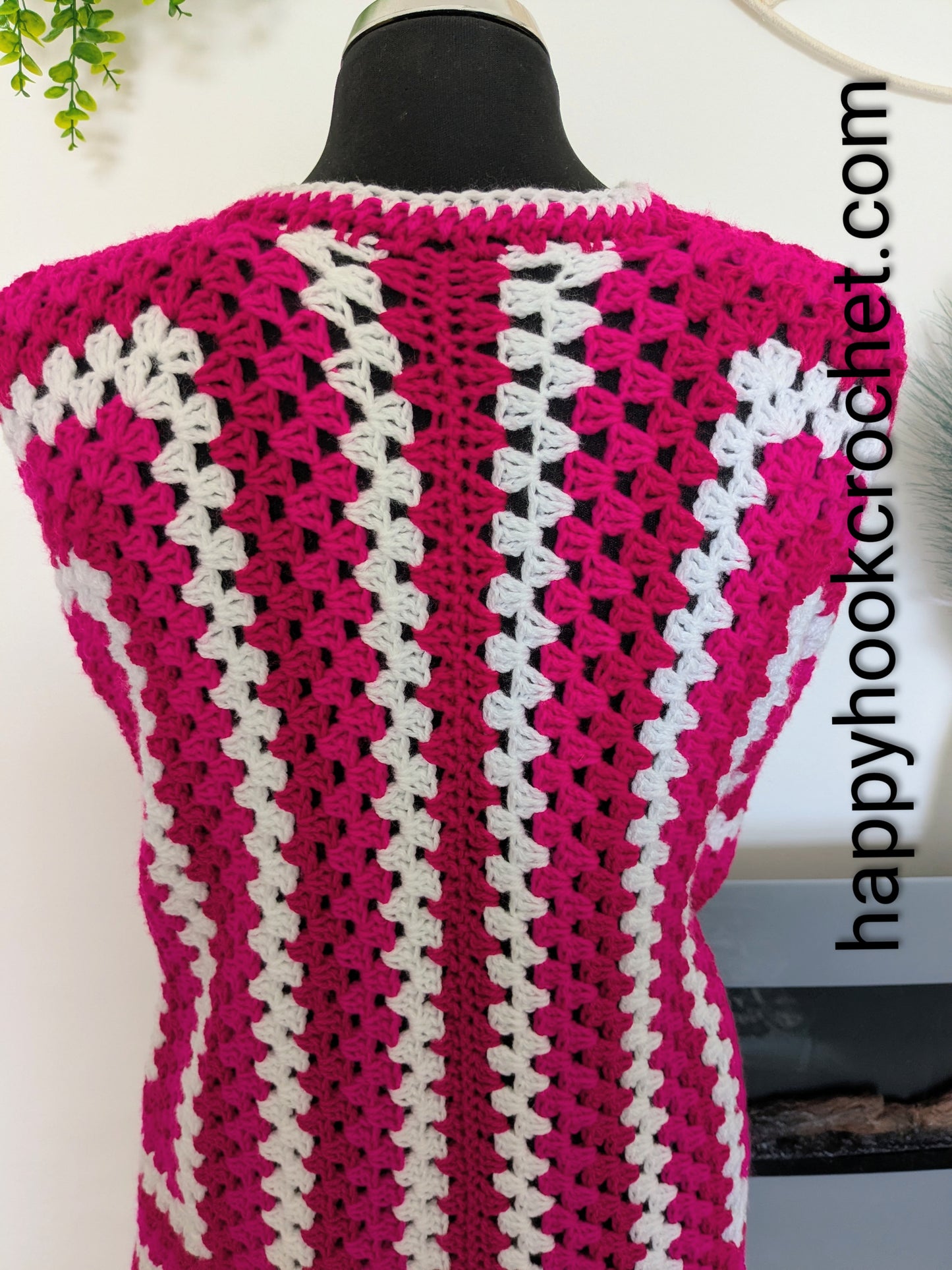 Pink ling crochet cardigan