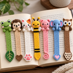 Crochet Animal Bookmark Pattern, Cute Amigurumi Bookmarks For Book Lovers