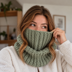 Crochet Balaclava Pattern, Hooded Neck Cowl For Adults And Kids