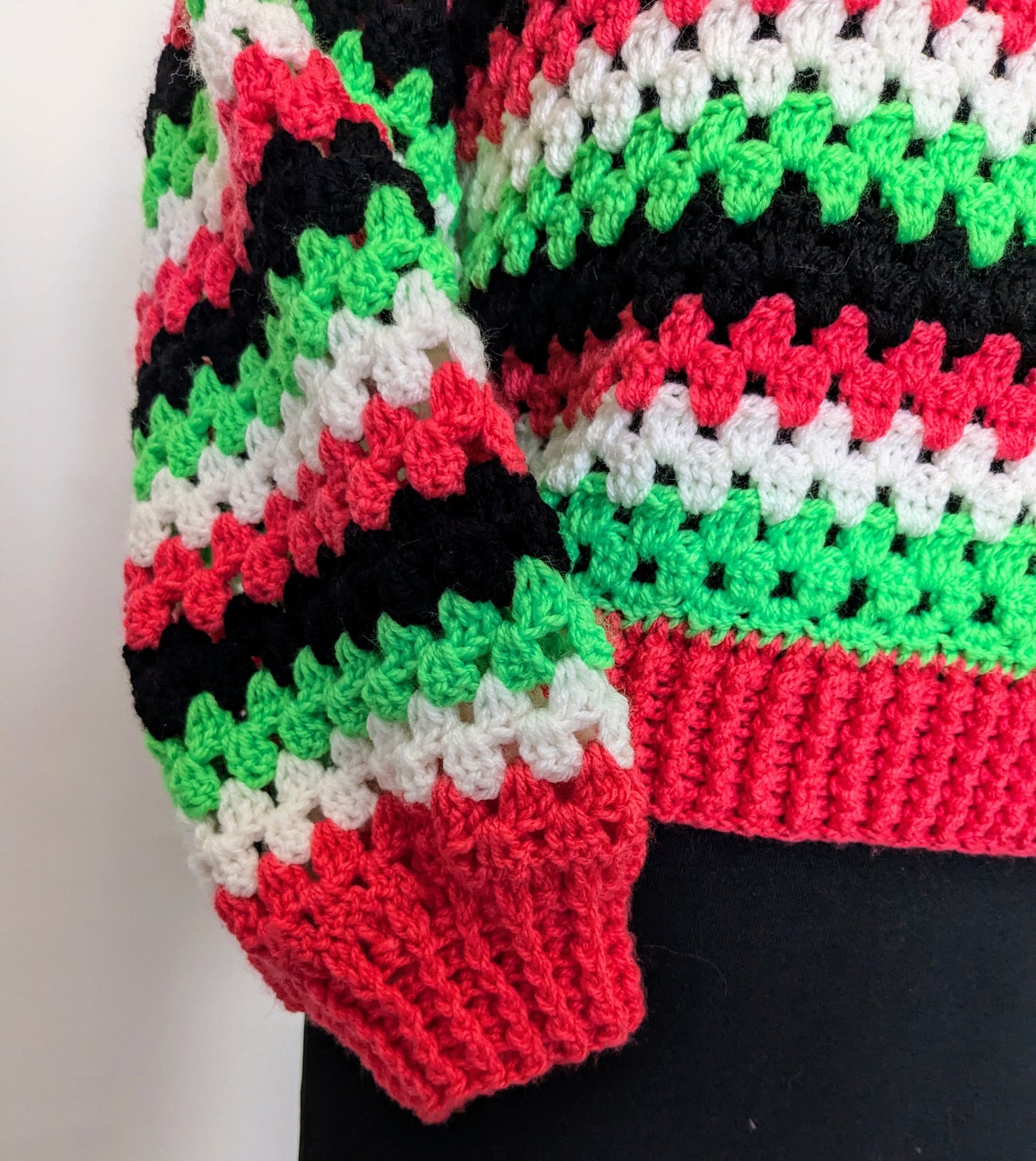 Crochet sweater,, Crazy,,