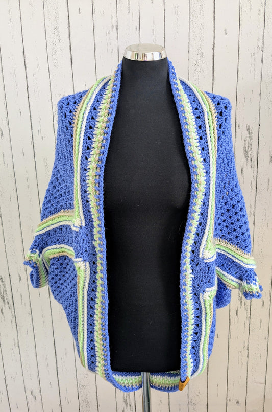 Bluebell crochet shrug