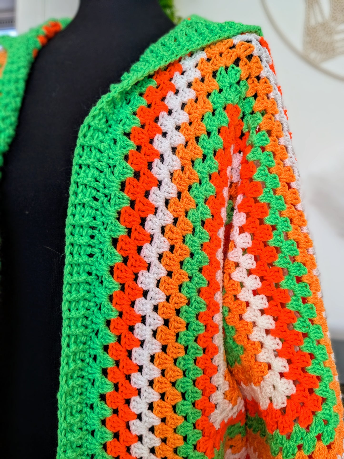 Tropical Sunrise Tri-Color Cardigan