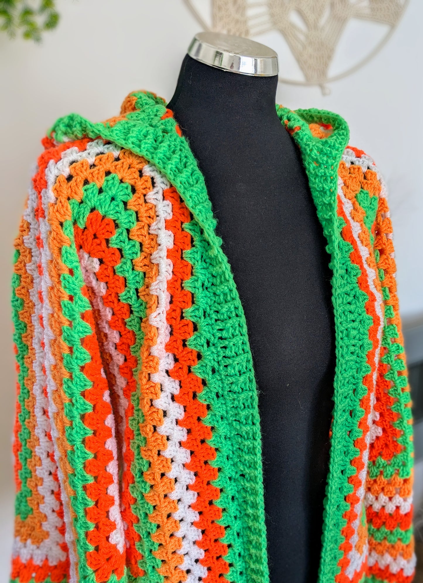 Tropical Sunrise Tri-Color Cardigan