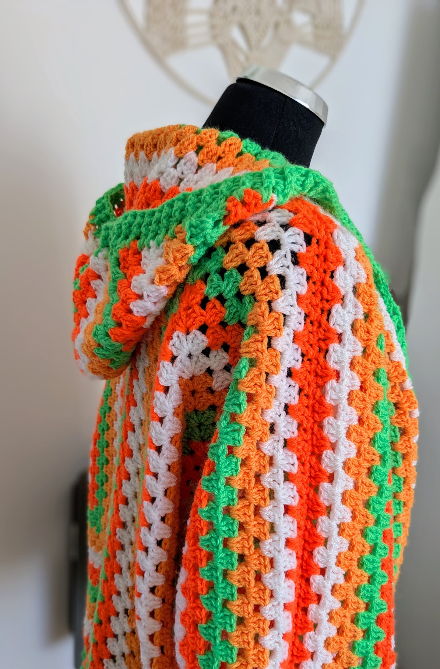 Tropical Sunrise Tri-Color Cardigan
