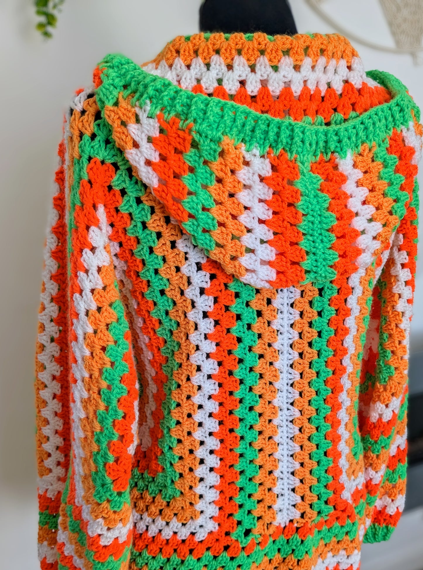 Tropical Sunrise Tri-Color Cardigan